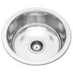 Round Kitchen SInk 430mm Stainless Steel