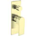 Nero Bianca Shower Mixer Diverter Brushed Gold