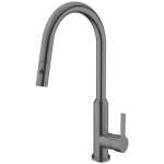 Nero Pearl Pull Out Sink Mixer with Vegie Spray Gun Metal