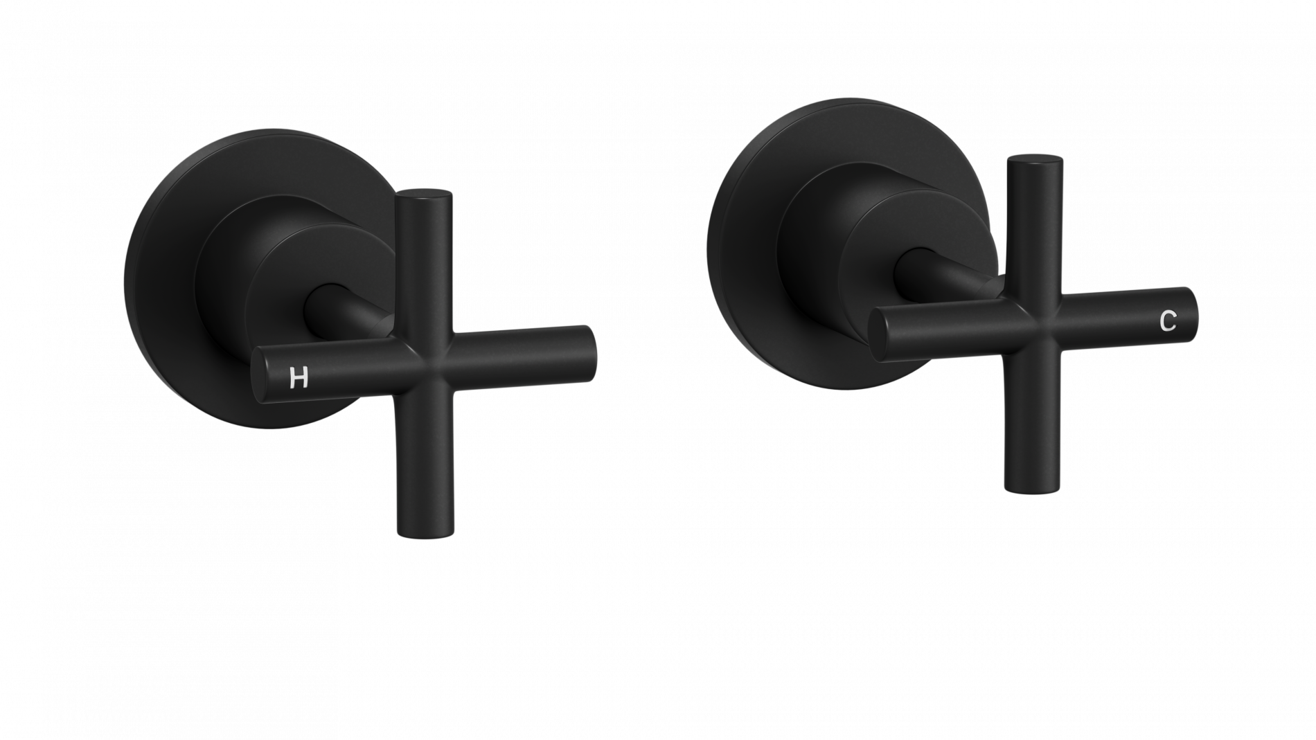 Ovia Black 2 in 1 Round Shower Station Double Hose Bathroom Sales Direct Pty Ltd