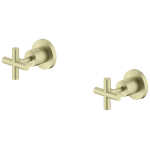 Nero X Plus Wall Taps Brushed Gold