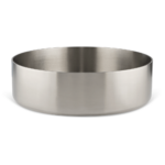 Ovia Stainless Steel Brushed Nickel Basin Round