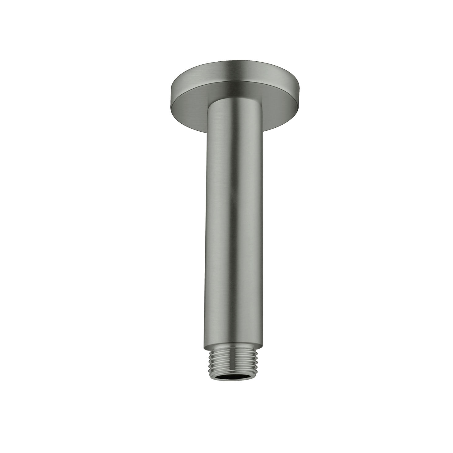 Nero Round Brushed l Ceiling Arm 100mm Gun Metal