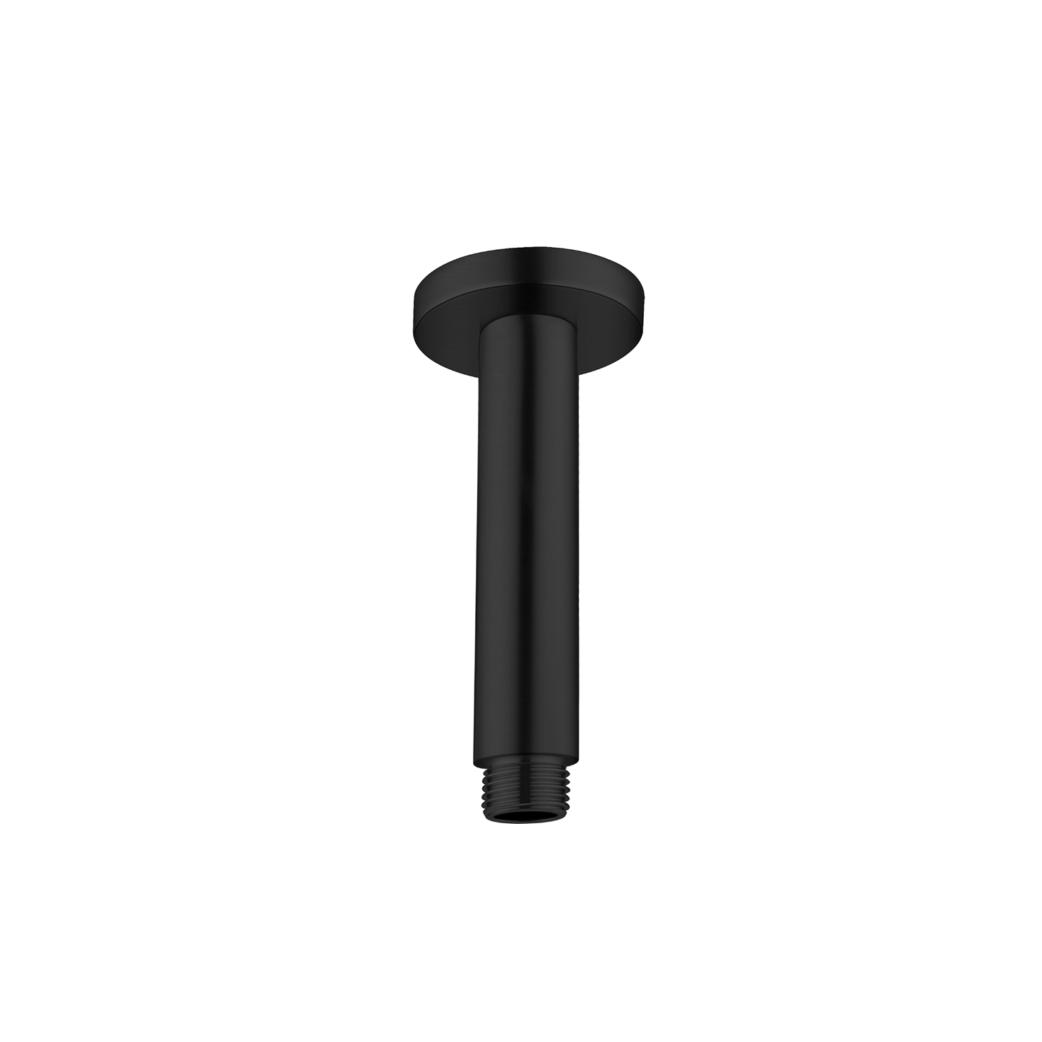 Nero Round  Ceiling Arm 100mm Matte Black