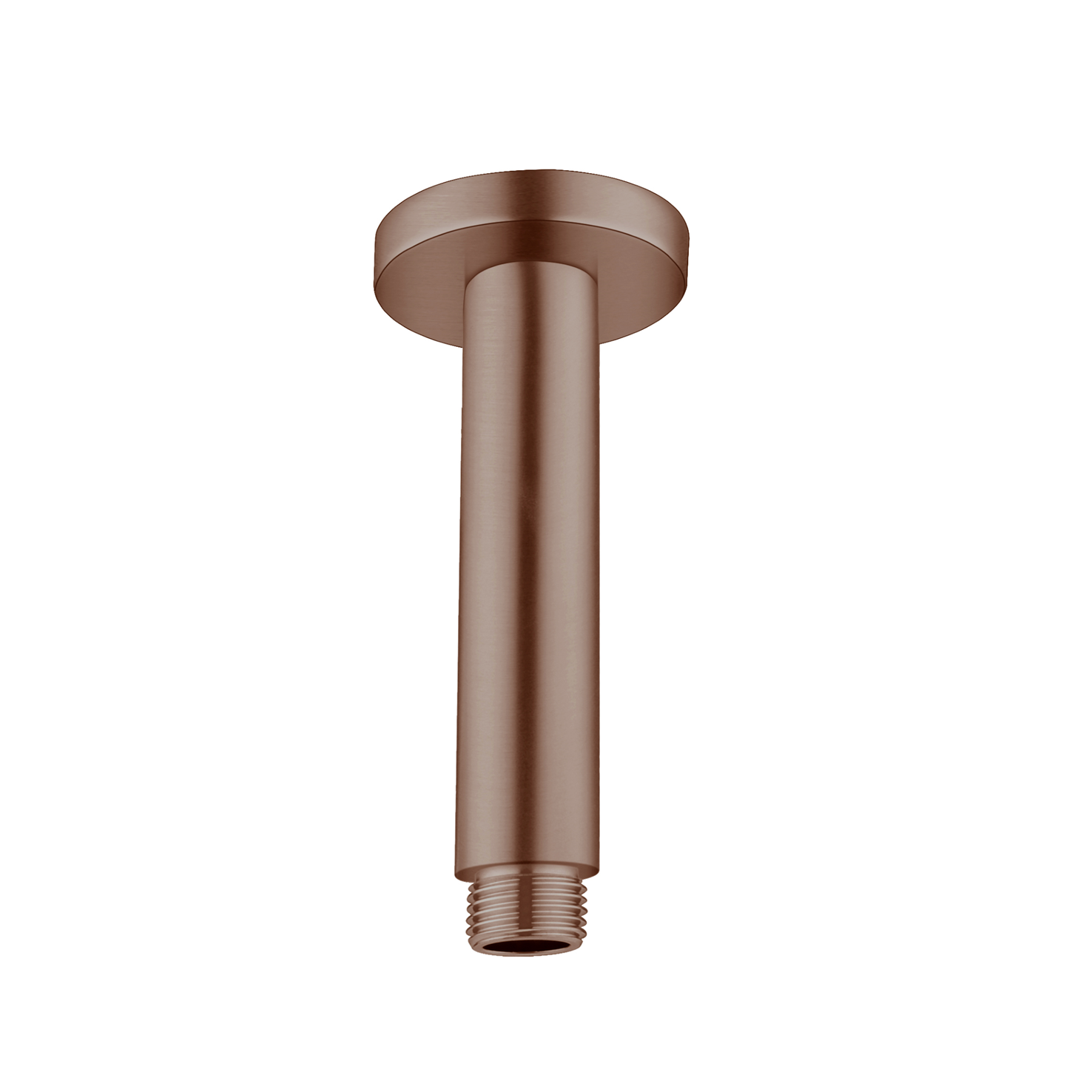 Nero Round Ceiling Arm 150mm Brushed Bronze