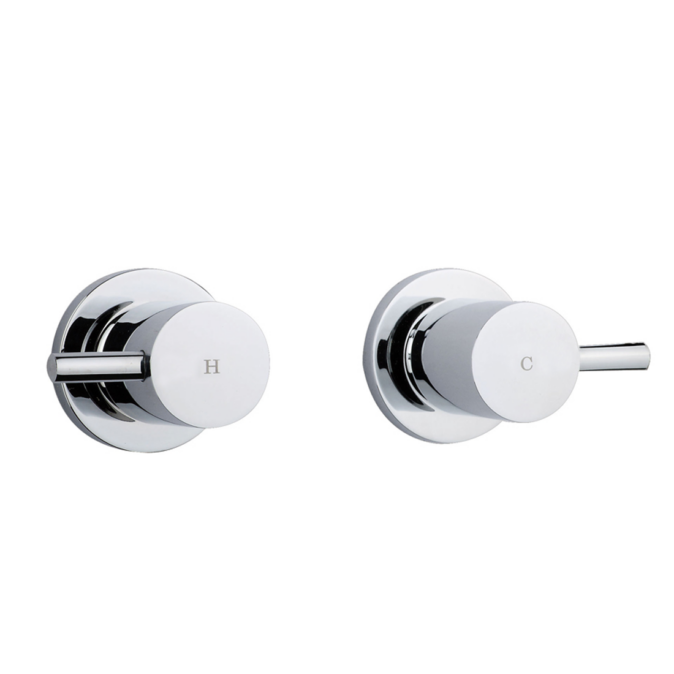 ovia wall taps chrome