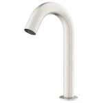 Nero Electronic Sensor Bench Basin Tap Curved Gooseneck Brushed Nickel