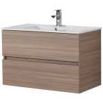 Stella PVC 900 Oak Wall Hung Vanity