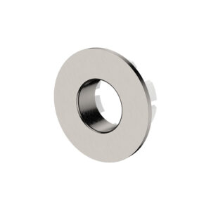 Overflow Basin Metal Ring Round Brushed Nickel