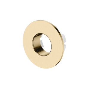 Overflow Basin Metal Ring Round Urban Brass Brushed Gold