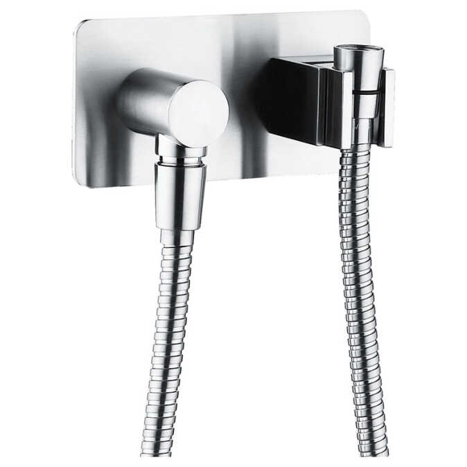 Universal Hand Shower Bracket & Hose, Chrome