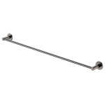 Kaya 900mm Single Towel Rail, Gun Metal