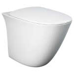 Rak Sensation Wall Faced Toilet Rimless Pan Gloss White