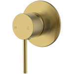 Ikon Hali Wall Mixer Shower Brushed Gold - Clearance