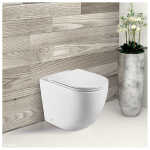 Koko Wall Faced Toilet Rimless Pan Matte White