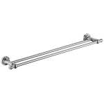 Modern National Medoc Double Towel Rail Chrome