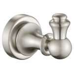 Modern National Medoc Single Robe Hook PVD Warm Brushed Nickel