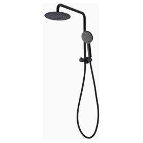 Ovia 2 In 1 Shower Half Rail Matte Black