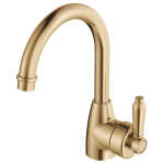 Eleanor Gooseneck Basin Mixer, Urban Brass / Urban Brass