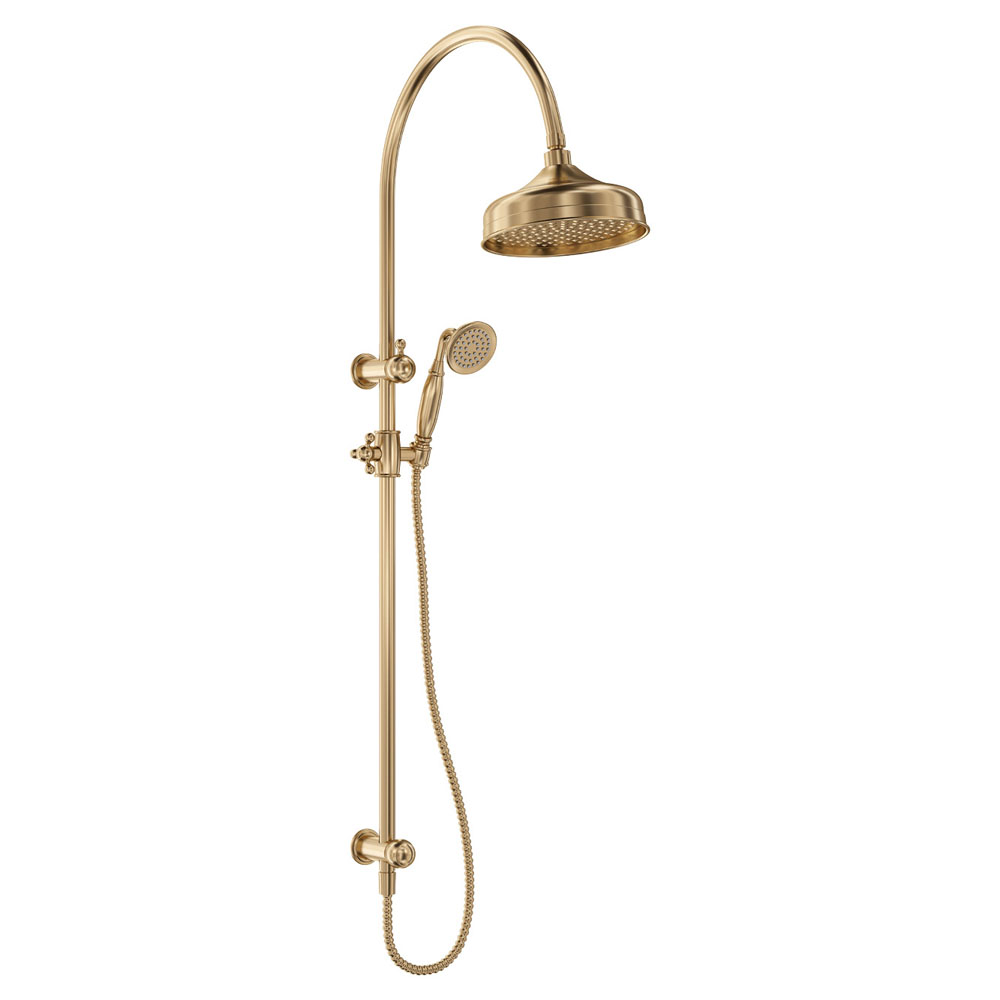 Fienza Lillian Twin Shower Urban Brass