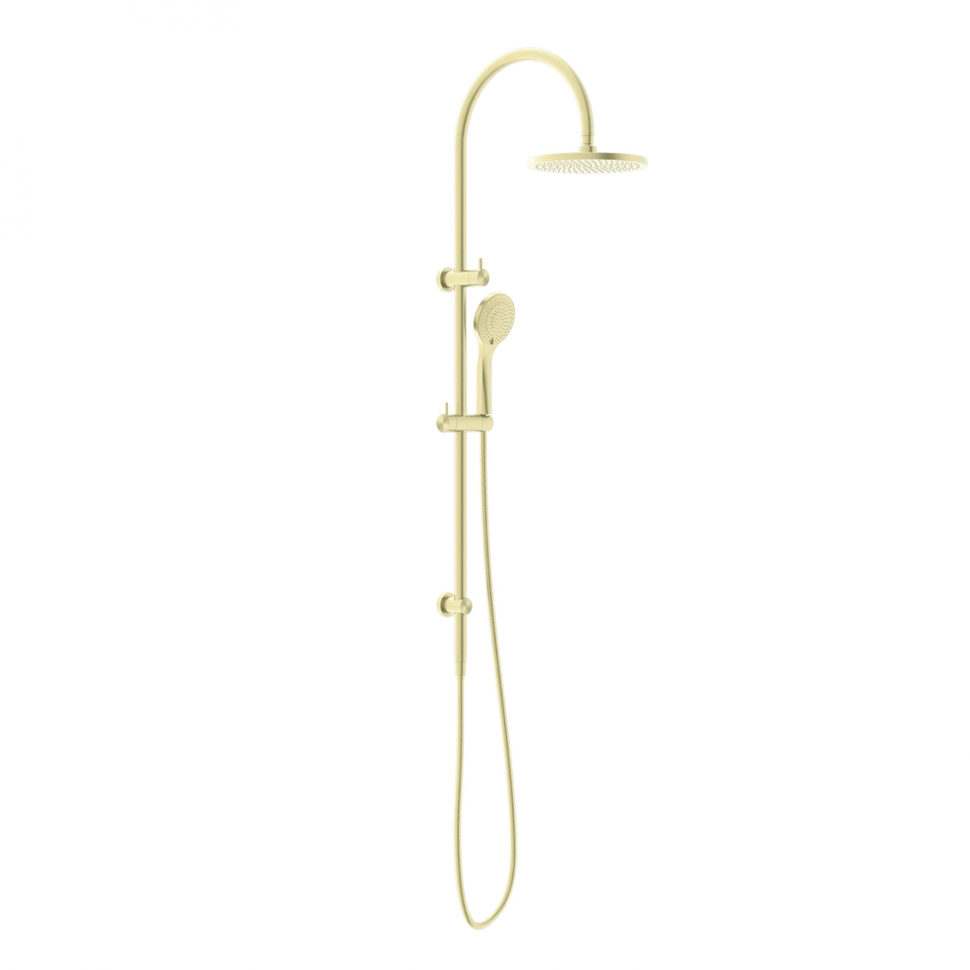 Nero Mecca Twin Shower 2 in 1 with Air Shower Brushed Gold