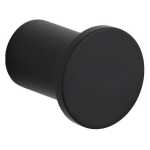 Ovia Milan Knob Robe Hook Matte Black