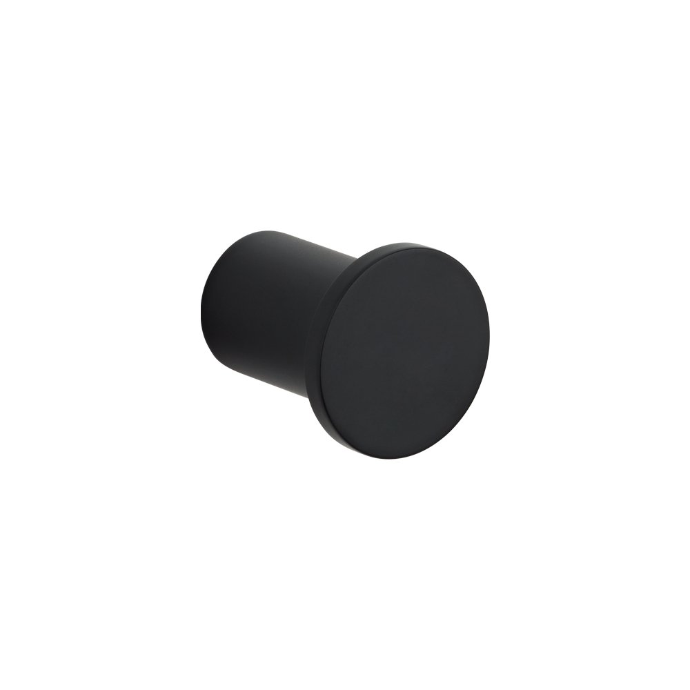 Ovia Milan Knob Robe Hook Matte Black