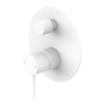 Nero Mecca Shower Mixer Diverter Matte White