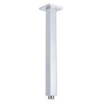 AquaperlaSquare Chrome Ceiling Shower Arm 400mm