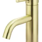 Meir Round Tiger Bronze Basin Mixer with Curved Spout