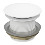 Nero 40mm Short Bath Waste Matte White