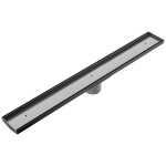 Nero TILE INSERT V CHANNEL FLOOR GRATE 50MM OUTLET Gunmetal Grey