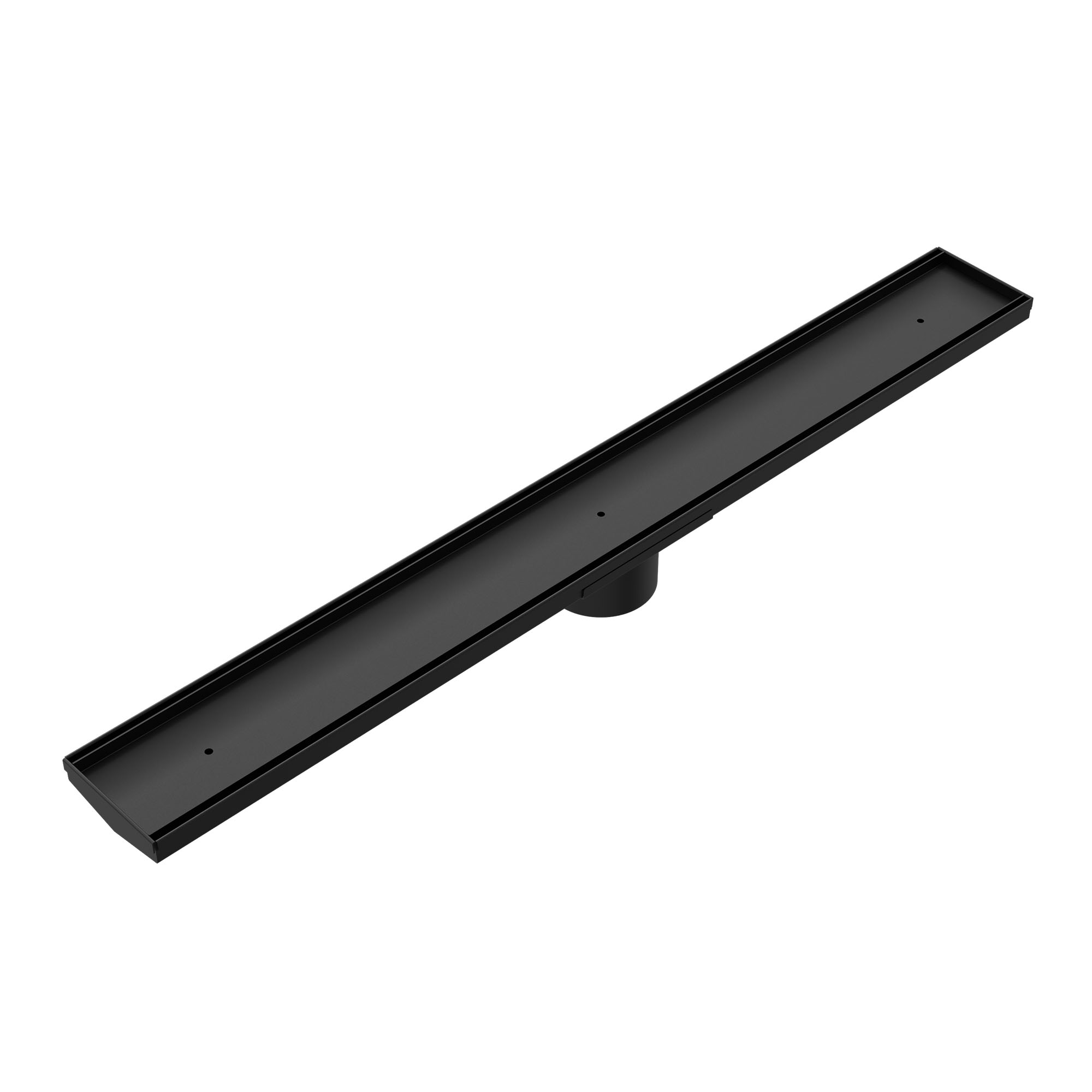 Nero TILE INSERT V CHANNEL FLOOR GRATE 50MM OUTLET Matte Black