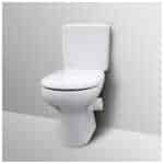 Fienza RAK Liwa White Close-Coupled Toilet Suite Right Hand Skew Trap