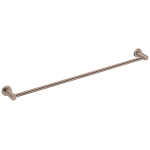 Nero Mecca Single Towel Rail 800mm Brushed Bronze