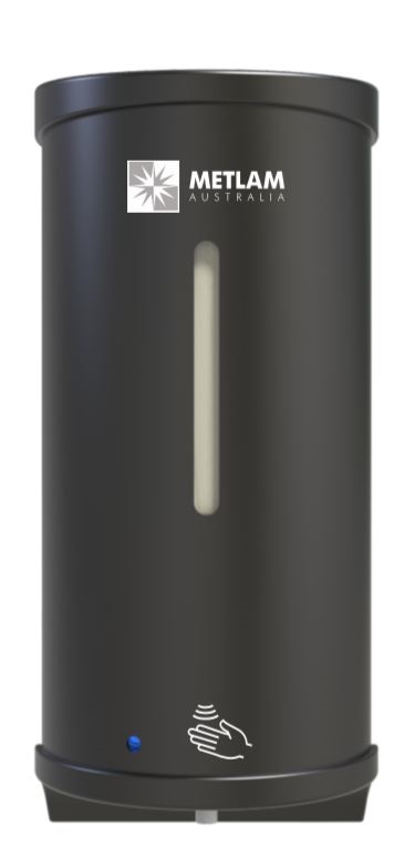 Designer Black Auto Sanitiser Dispenser