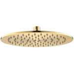 Divine PVD Brushed Gold 250mm Stainless Shower Head