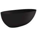 Fienza Bahama Matte Black Stone Bath 1700mm