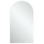 500 x 900mm Arch Mirror Pencil Edge Copper Free