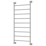 Lillian Heated Towel Rail, 600 x 1208mm, Brushed Nickel