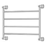 Lillian Heated Towel Rail, 600 x 458mm, Chrome