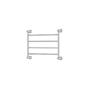 Lillian Heated Towel Rail, 600 x 458mm, Chrome