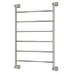 Lillian Heated Towel Rail, 600 x 808mm, Brushed Nickel