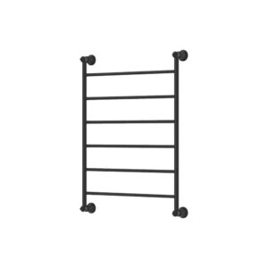 Lillian Heated Towel Rail, 600 x 808mm, Matte Black