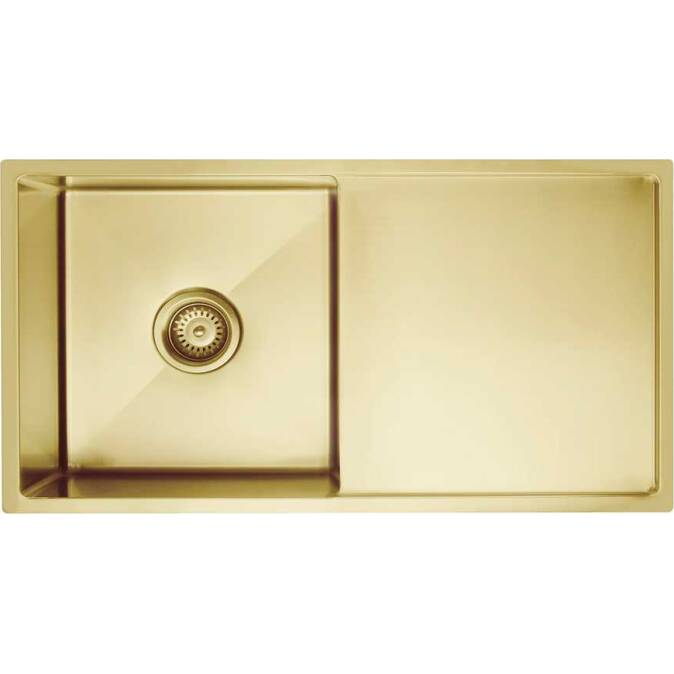 Meir-Lavello-Kitchen-Sink---Single-Bowl-&-Drainboard-840-x-440---Brushed-Bronze-Gold_01