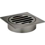 Meir Square Floor Grate Shower Drain 80mm Outlet - Shadow