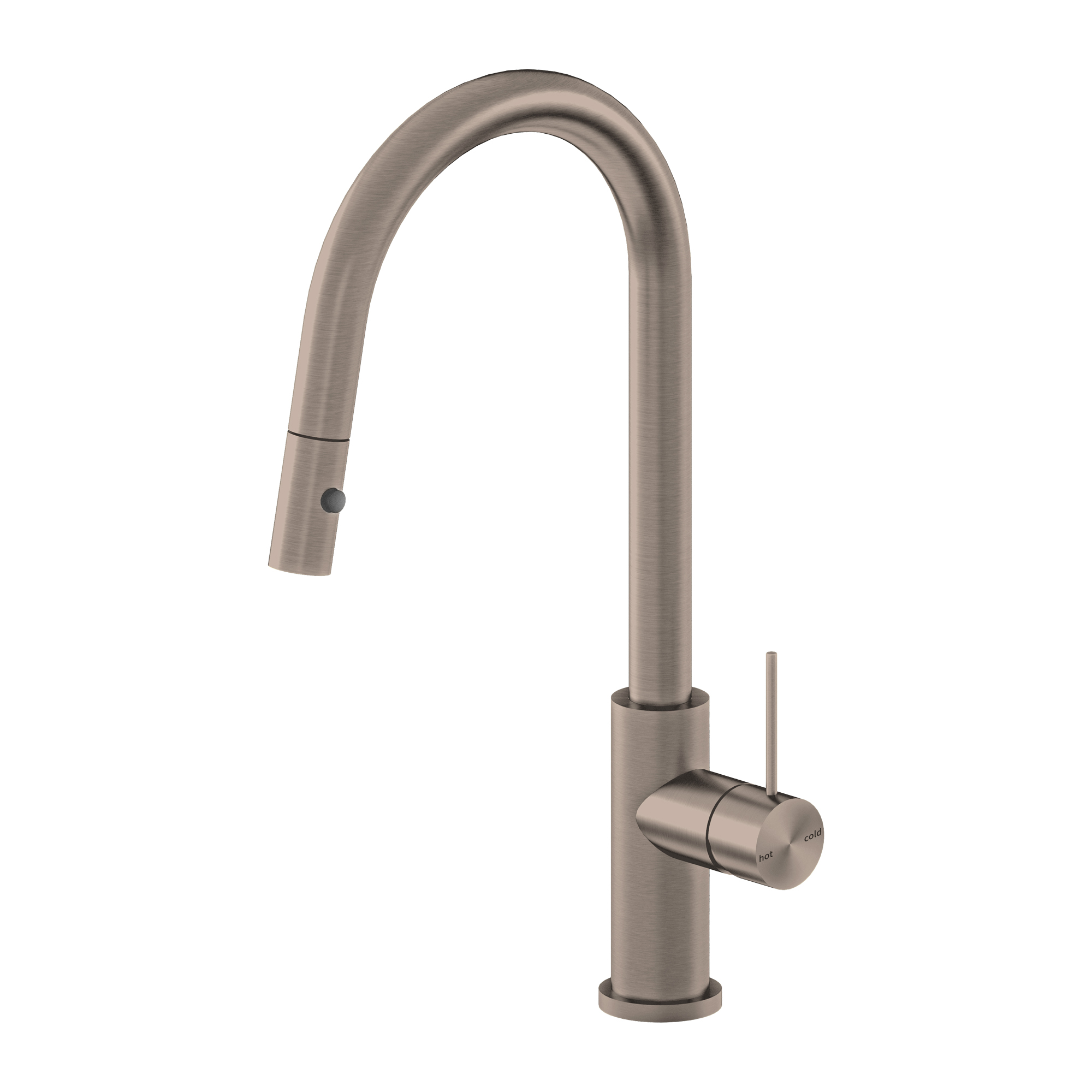 Nero Mecca Pull Out Sink Mixer With Vegie Spray Brushed Bronze