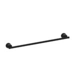 York Federation Single Towel Rail 600mm Matte Black