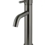 Meir Round Tall Shadow Basin Mixer with Curved Spout