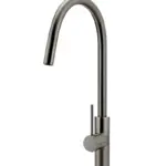 Meir Round Piccola Pull Out Kitchen Mixer Tap Shadow